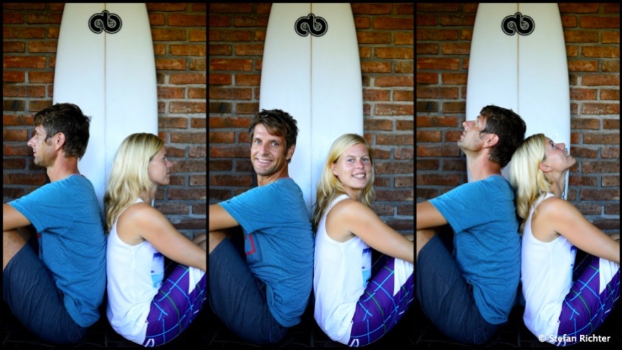 Julia und Stefan sind jetzt mit Surfboards auf Weltreise.