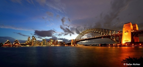 Sunset @ Harbour Bridge/Sydney.