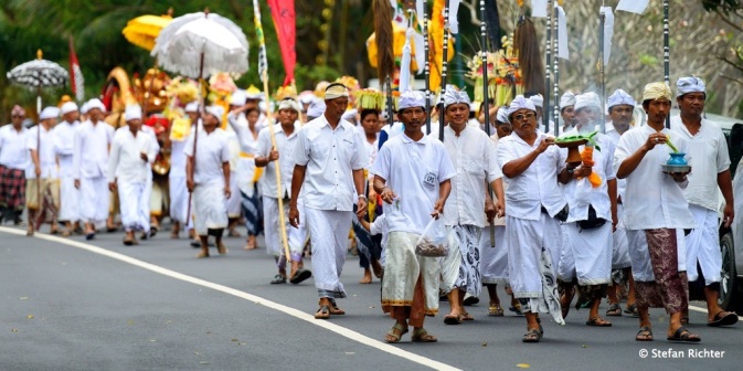 Tempelfest auf Bali.